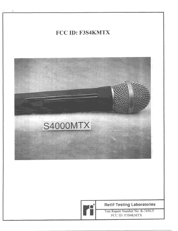 TBF - Licensed Broadcast Transmitter Held to Face - FCC ID F3S4KMTX - BBM Electronics Group Ltd