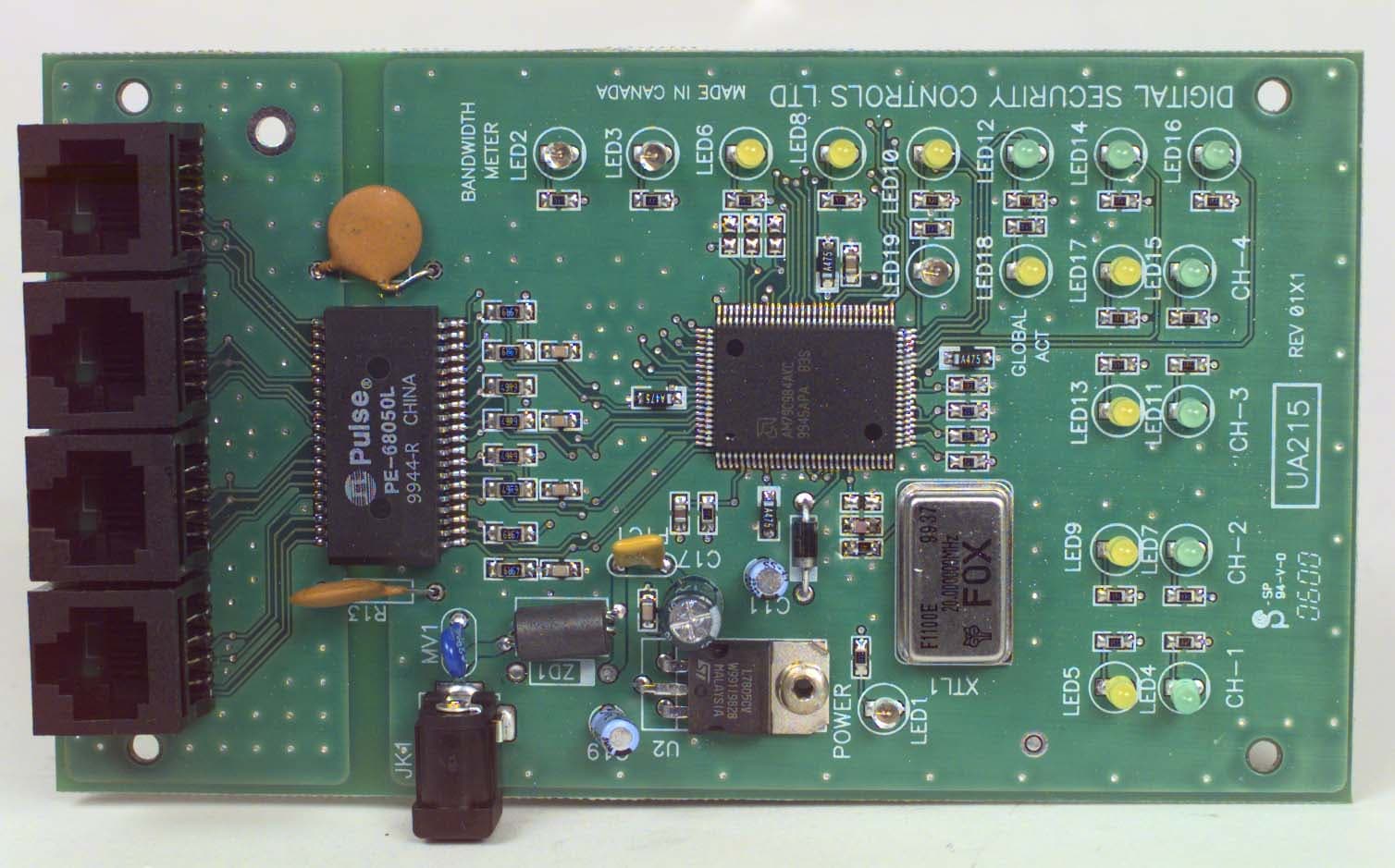 ETHERNET HUB - FCC ID F530010BASET - Tyco Safety Products Canada Ltd. (1)
