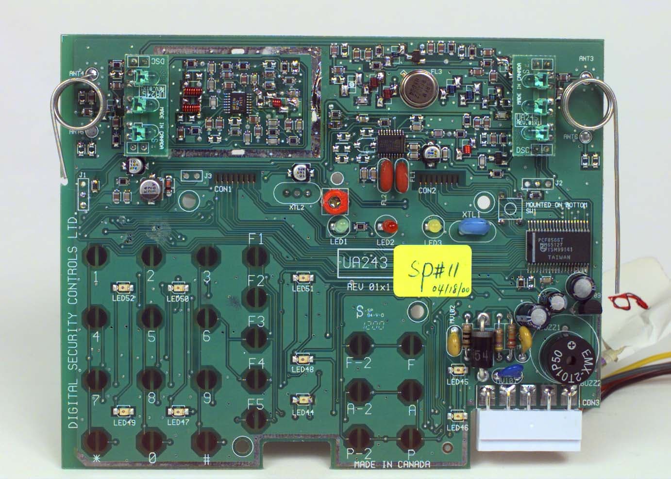 LCD5501Z32-433 & PICON-433 keypads - FCC ID F53005501Z32433 - Tyco Safety Products Canada Ltd. (1)