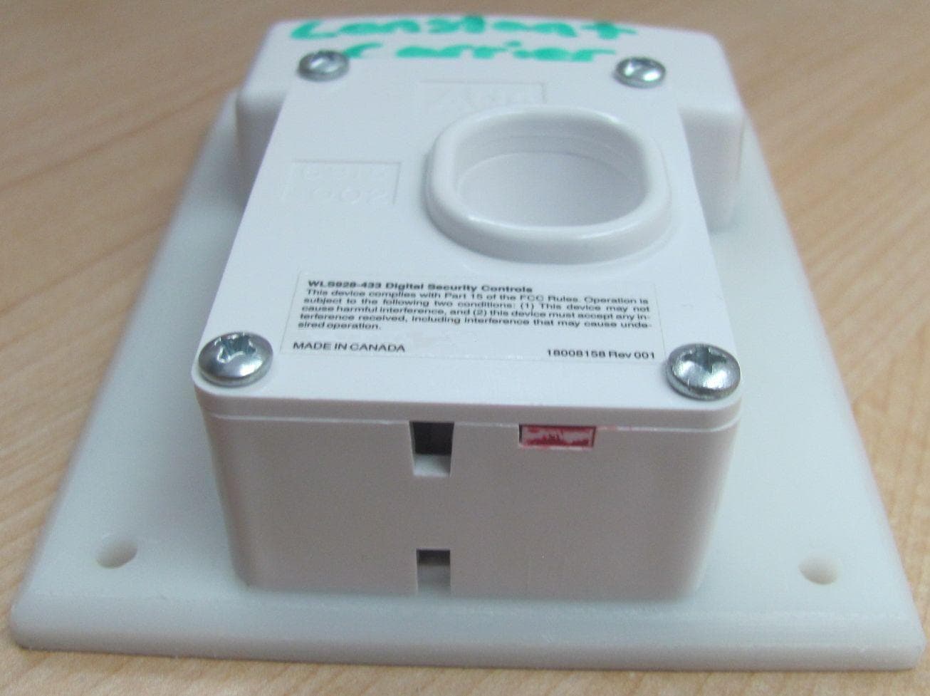 Wireless Holdup Switch - FCC ID F5312WS4928 - Tyco Safety Products Canada Ltd. (3)
