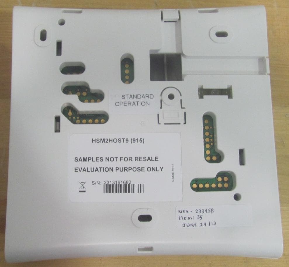 PowerG Wireless Transceiver - FCC ID F5313HS2HOST9 - Tyco Safety Products Canada Ltd.