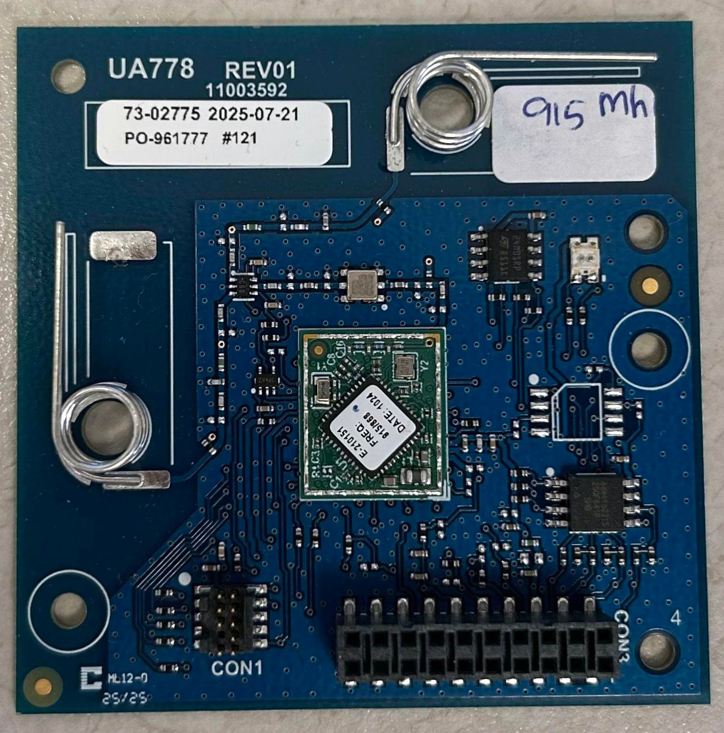 PowerG wireless transceiver module - FCC ID F5325PGPDC9 - Tyco Safety Products Canada Ltd. (2)