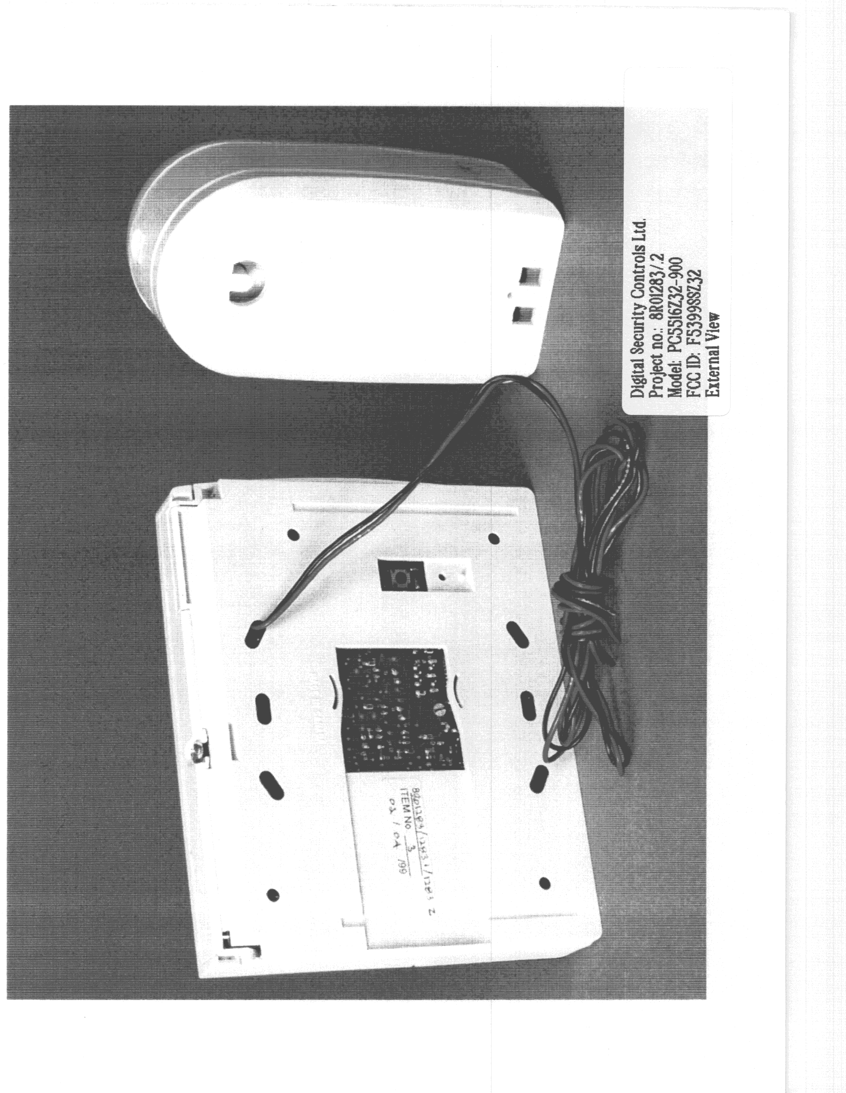 CYY - Communications Receiver used w/Pt 15 Transmitter - FCC ID F5399SSZ32 - Tyco Safety Products Canada Ltd.