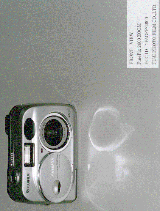 Digital Camera - FCC ID F5GFP-2600 - Fuji Photo Film Co Ltd (3)