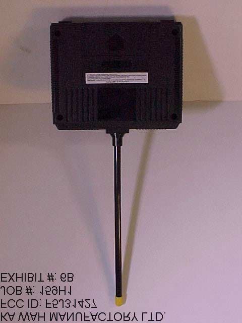 27 MHz Remote Control TX - FCC ID F5J31427 - Ka Wah Manufactory Limited (2)
