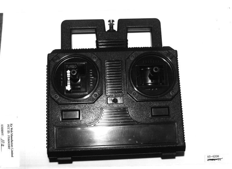 49 MHZ REMOTE CONTROL TRANSMITTER - FCC ID F5J604208T - Ka Wah Manufactory Limited
