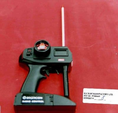 DXX - Part 15 Low Power Communication Device Transmitter - FCC ID F5J89449 - Ka Wah Manufactory Limited