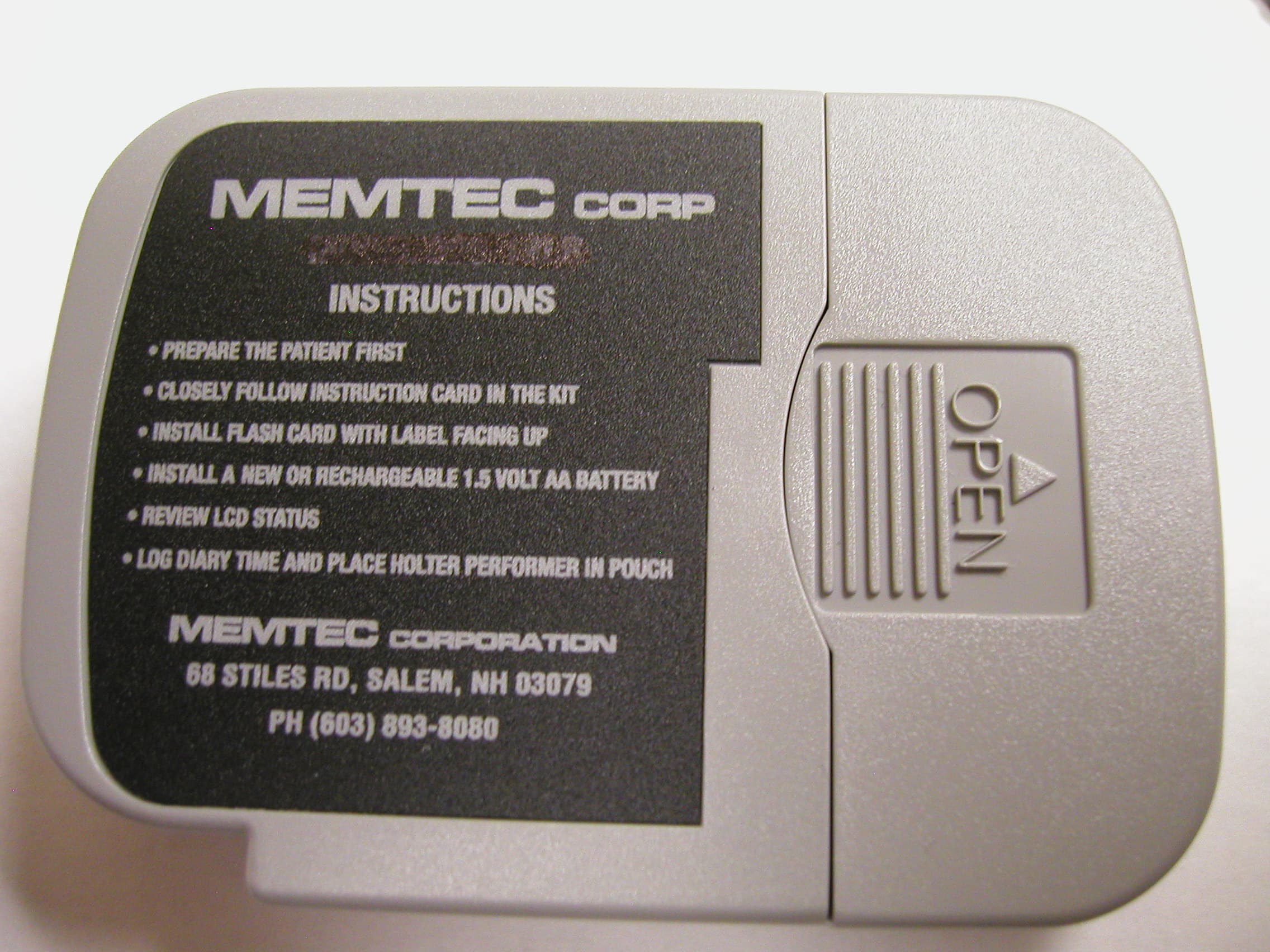 MobileECG - FCC ID FFW-950-12LR-HHC - Memtec Corporation (2)