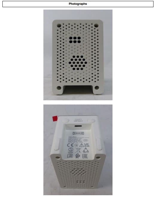 Air sensor - FCC ID FHO-E2112 - IKEA of Sweden AB