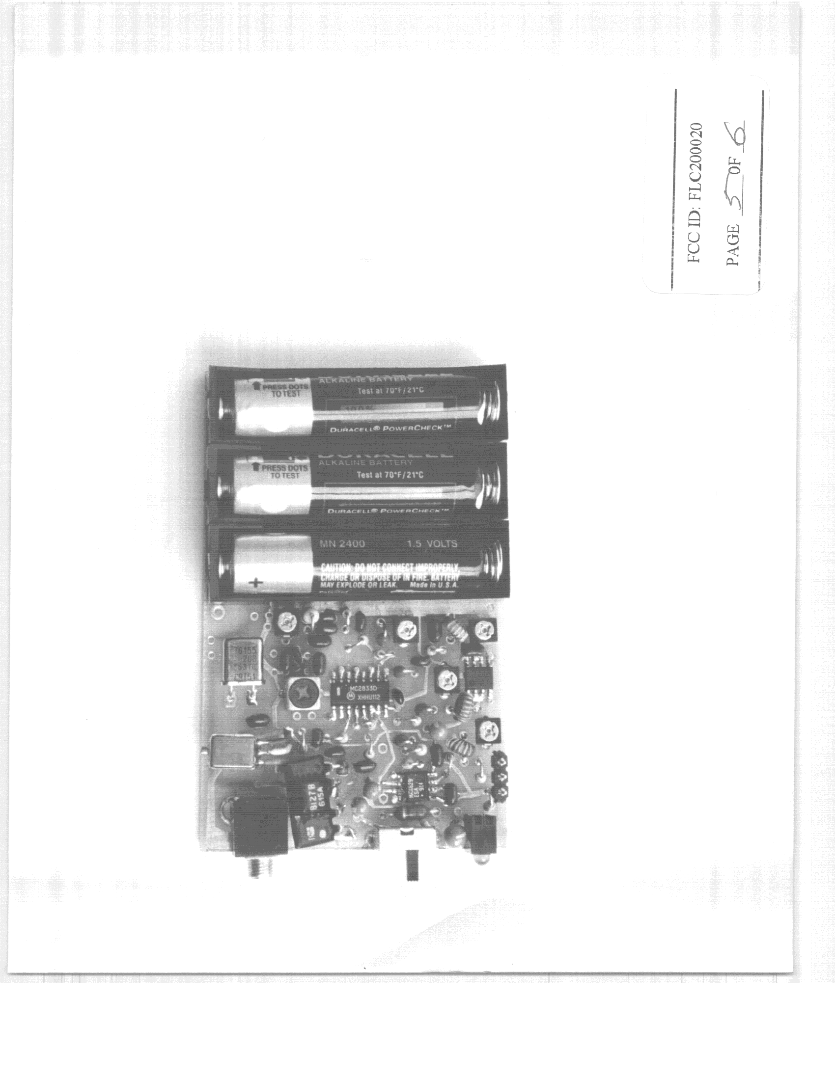 TNB - Licensed Non-Broadcast Station Transmitter - FCC ID FLC200020 - Swintek Enterprises Inc