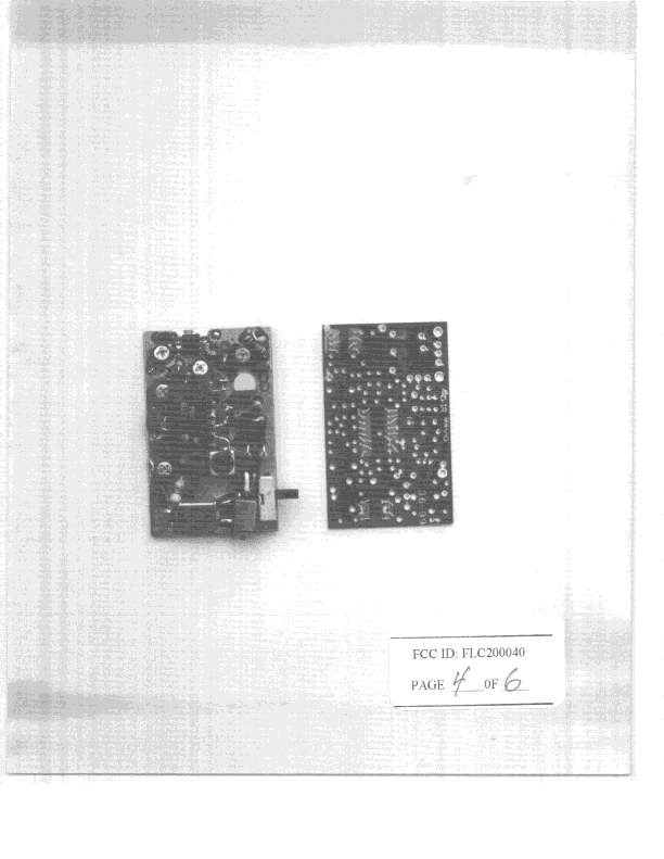 TNB - Licensed Non-Broadcast Station Transmitter - FCC ID FLC200040 - Swintek Enterprises Inc