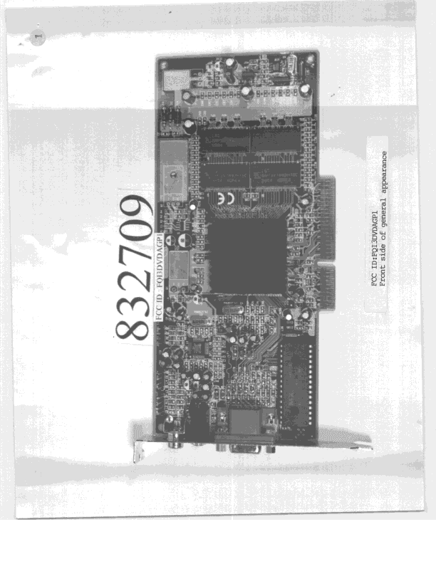 JBP - Part 15 Class B Computing Device Peripheral - FCC ID FQI3DVDAGP1 - Joytech Computer Co Ltd
