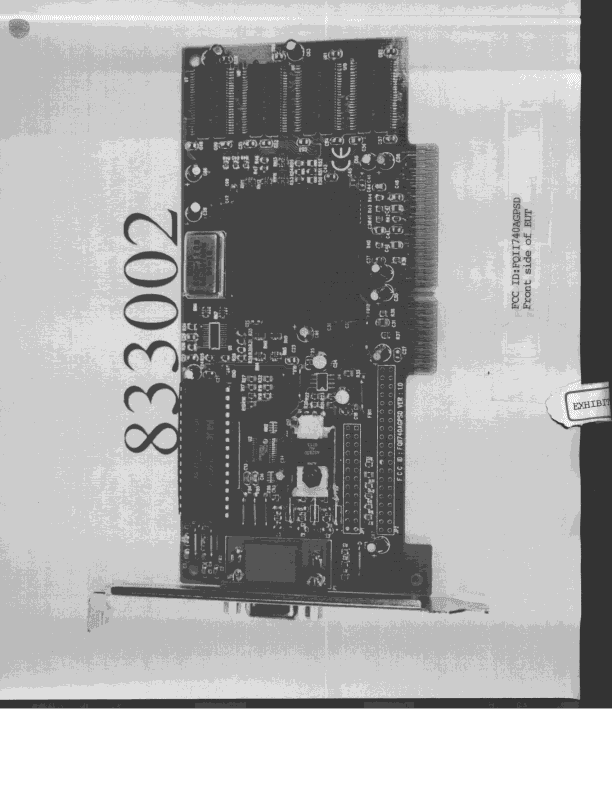 JBP - Part 15 Class B Computing Device Peripheral - FCC ID FQII740AGPSD - Joytech Computer Co Ltd