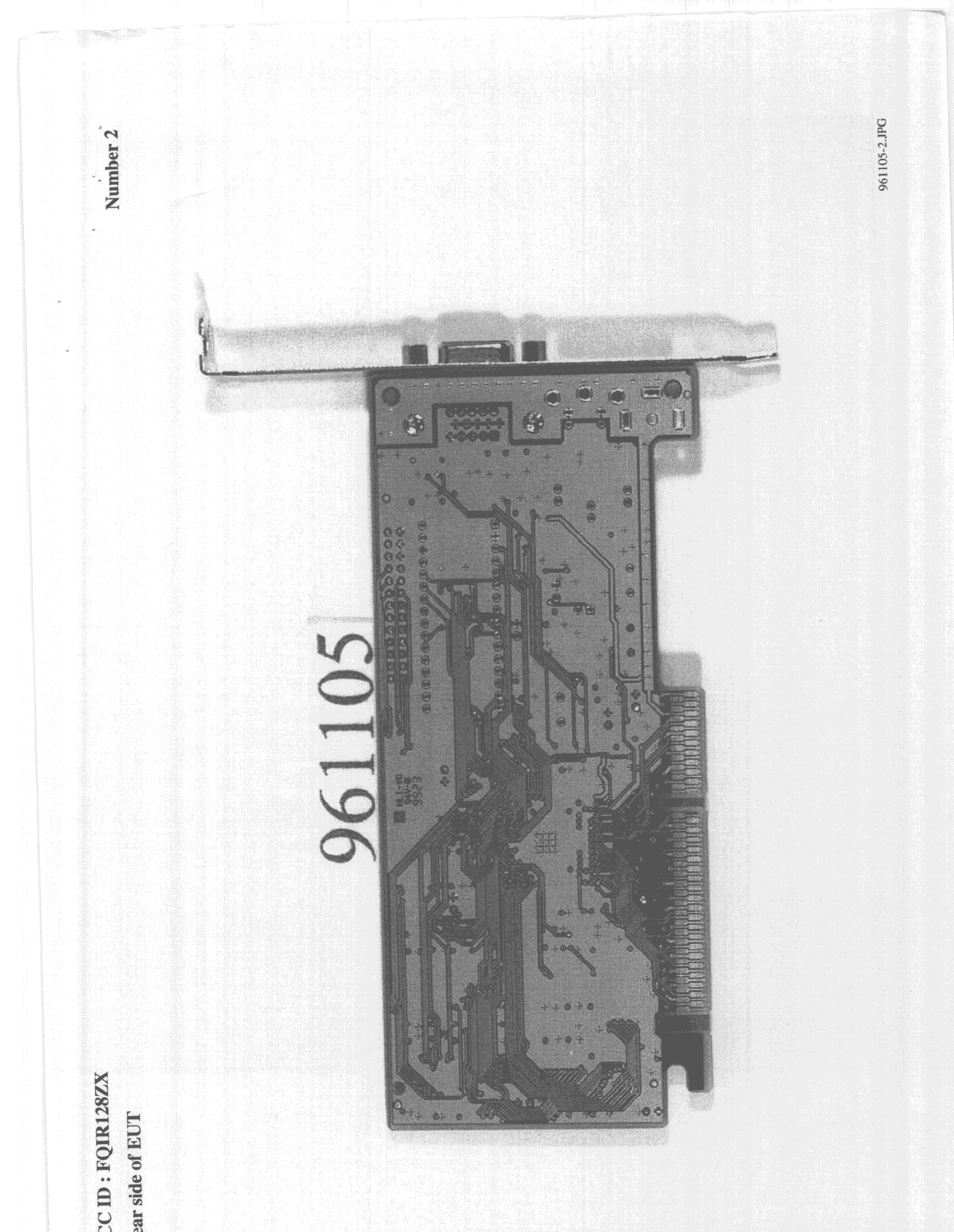 Graphics Sound Card - FCC ID FQIR128ZX - Joytech Computer Co Ltd