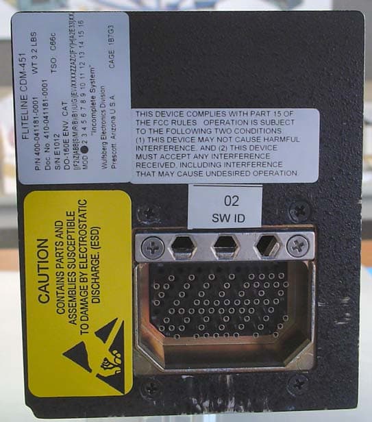 FLITELINE DISTANCE MEASURING SYSTEM - FCC ID FRWCDM-451 - Wulfsberg Electronics Division