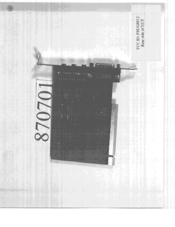 Sound Controller Card - FCC ID FSUG8012 - KYE SYSTEMS CORP. (2)