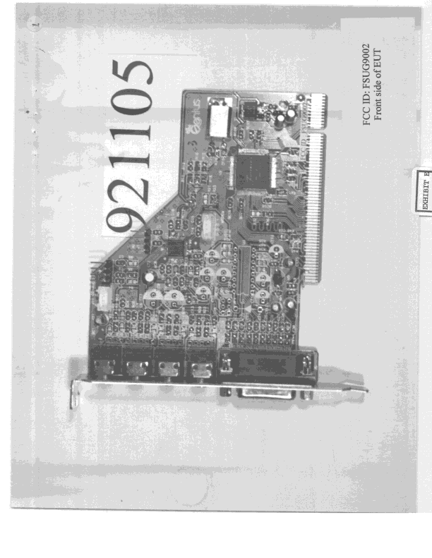 JBP - Part 15 Class B Computing Device Peripheral - FCC ID FSUG9002 - KYE SYSTEMS CORP. (1)