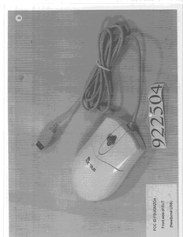 Mouse - FCC ID FSUGMZG4 - KYE SYSTEMS CORP. (2)