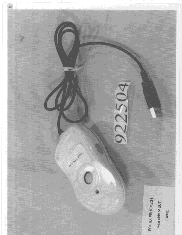 Mouse - FCC ID FSUGMZG4 - KYE SYSTEMS CORP. (1)