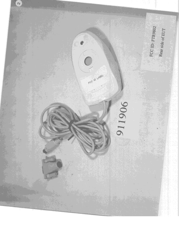 JBP - Part 15 Class B Computing Device Peripheral - FCC ID FTR9802 - Parex Electronics & Computer Co Ltd