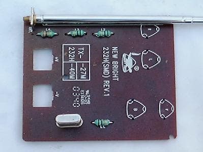 Remote Control Toy Transmitter - FCC ID G6D2322HS - New Bright Industrial Co Ltd (2)