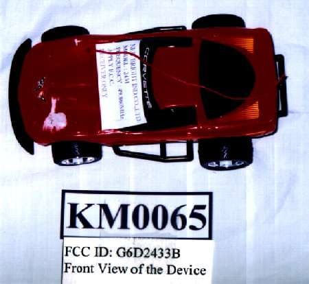 Toy Car Receiver - FCC ID G6D2433B - New Bright Industrial Co Ltd