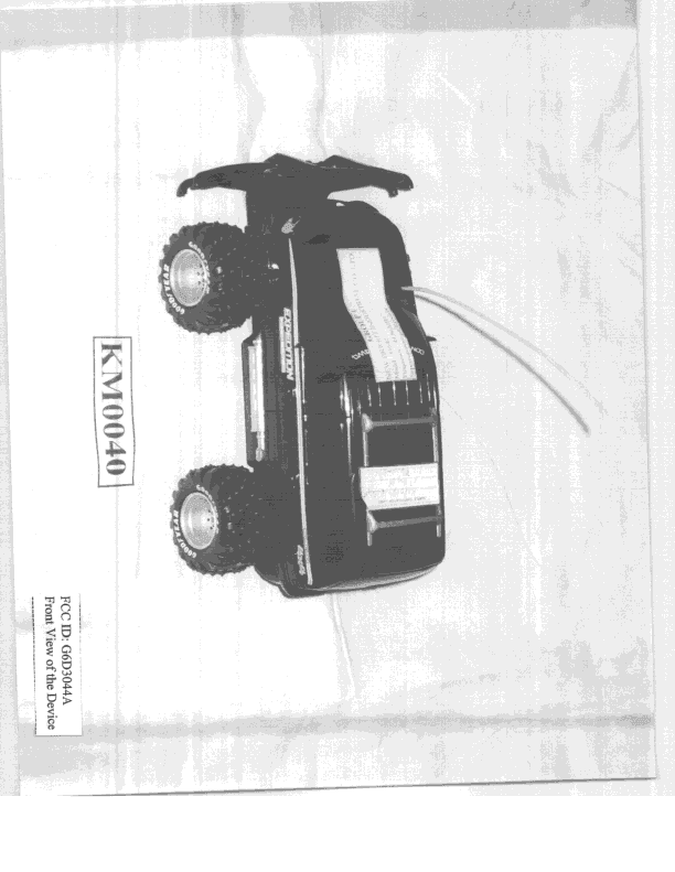 CRR - Superregenerative Receiver - FCC ID G6D3044A - New Bright Industrial Co Ltd