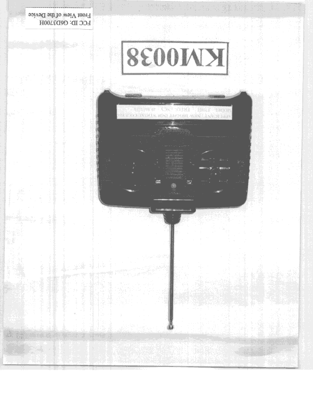 DXX - Part 15 Low Power Communication Device Transmitter - FCC ID G6D3700H - New Bright Industrial Co Ltd (2)