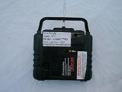 Remote Control Toy Transmitter - FCC ID G6D6277HS - New Bright Industrial Co Ltd