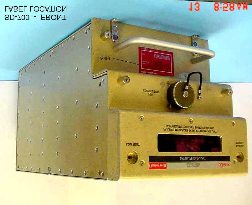 Multi-Channel Satelite Communciation System - FCC ID GB8SD-700 - Honeywell International Inc.