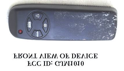 Remote Control - FCC ID GJM1010 - John Manufacturing Ltd