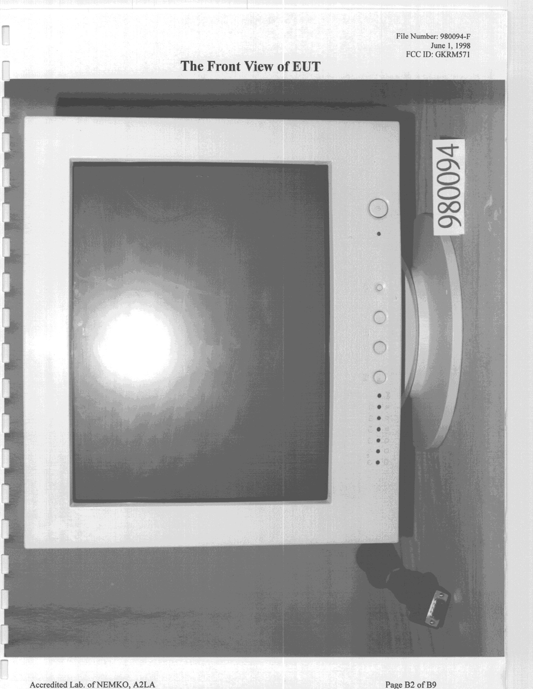 JBP - Part 15 Class B Computing Device Peripheral - FCC ID GKRM571 - Compal Electronics Inc (2)