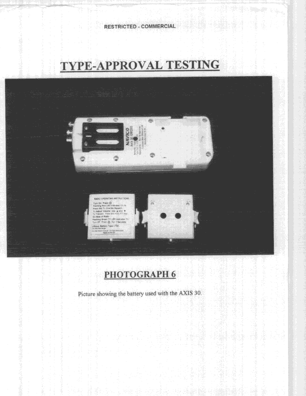GVH - Part 80 VHF Transmitter (GMDSS) - FCC ID GL7AXIS30 - Navico UK Ltd (3)