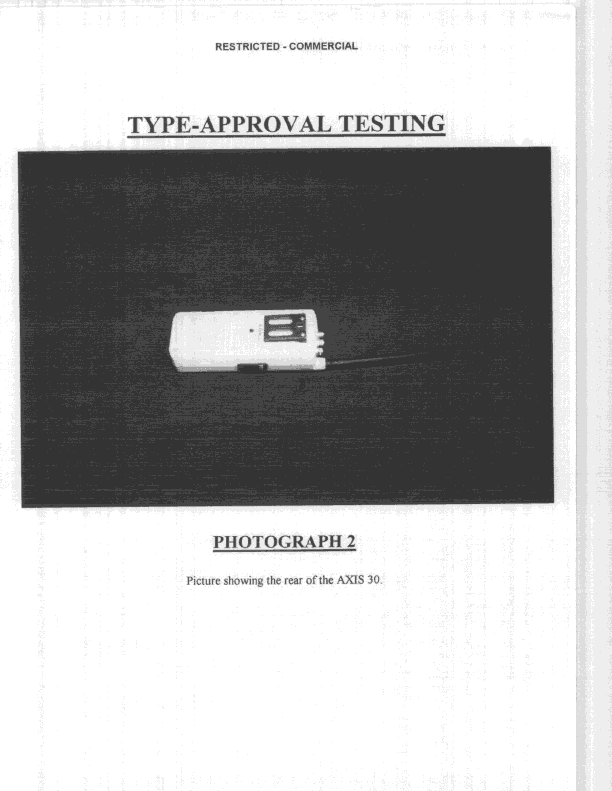 GVH - Part 80 VHF Transmitter (GMDSS) - FCC ID GL7AXIS30 - Navico UK Ltd (4)