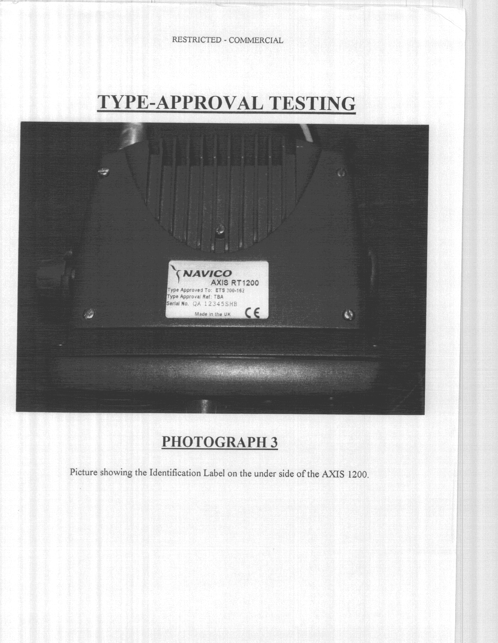 TNB - Licensed Non-Broadcast Station Transmitter - FCC ID GL7RT1200 - Navico UK Ltd (4)