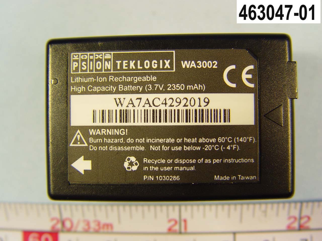 Hand Held Microcomputer 7525C - FCC ID GM37525CMCS - Psion Inc