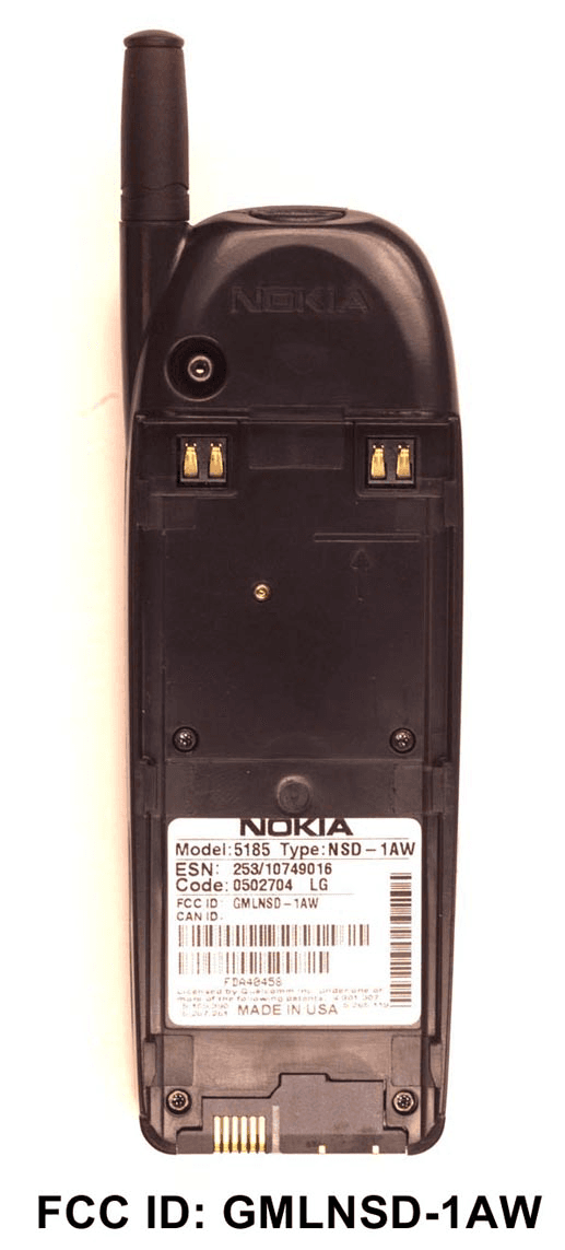 Hand Held Dual Band Tri Mode Cellular Telephone - FCC ID GMLNSD-1AW - Microsoft Corporation (3)