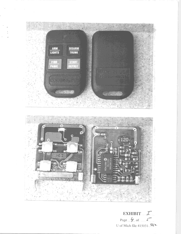 DSC - Part 15 Security/Remote Control Transmitter - FCC ID GOH-4BL98 - Code Systems Inc (2)