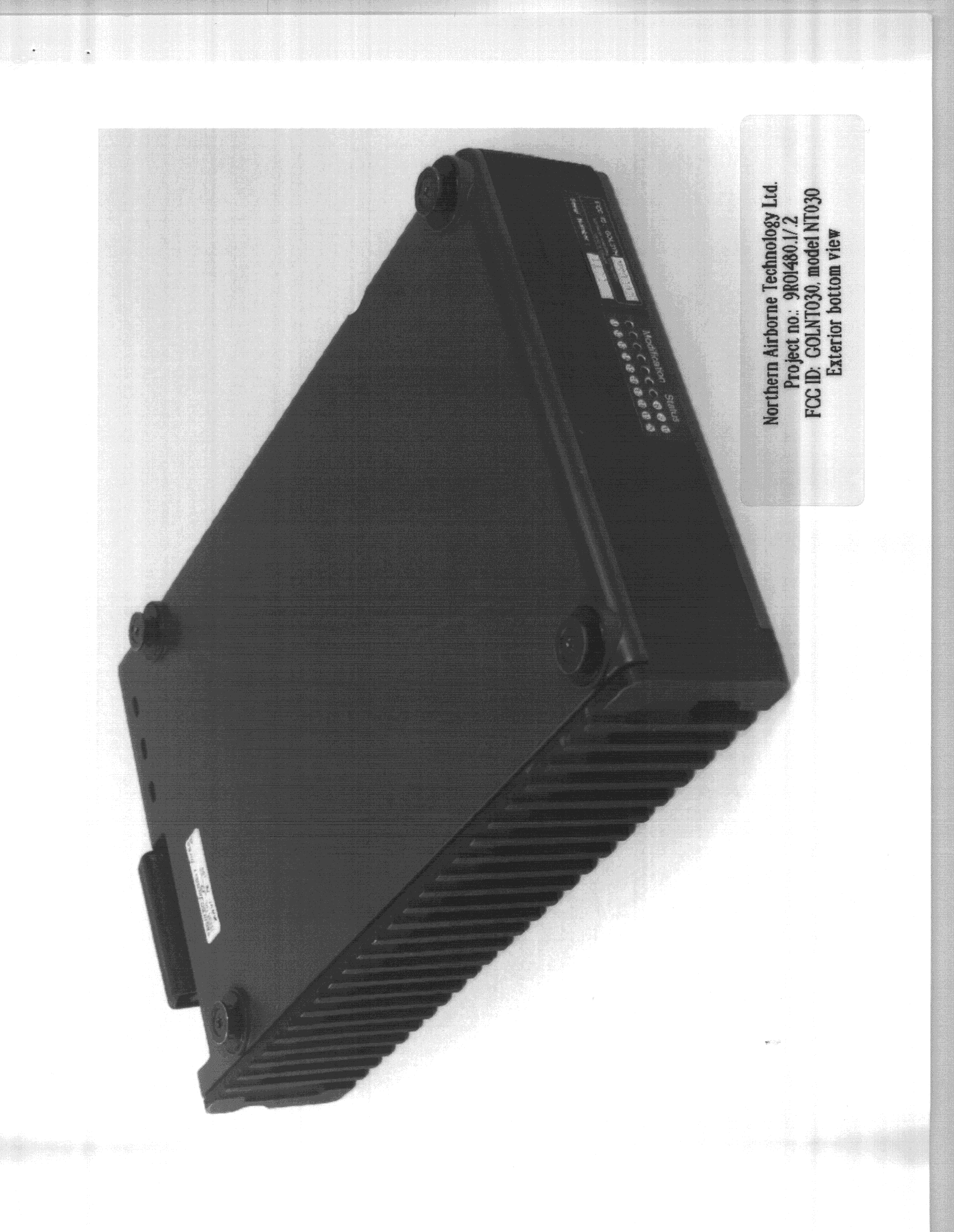 TNB - Licensed Non-Broadcast Station Transmitter - FCC ID GOLNT030 - Wulfsberg Electronics Division (2)