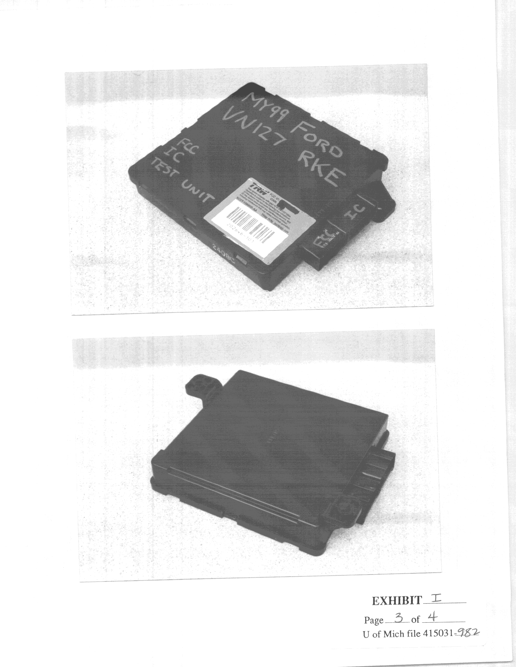 Car Alarm Receiver - FCC ID GQ43VT20R - BCS Access Systems US LLC