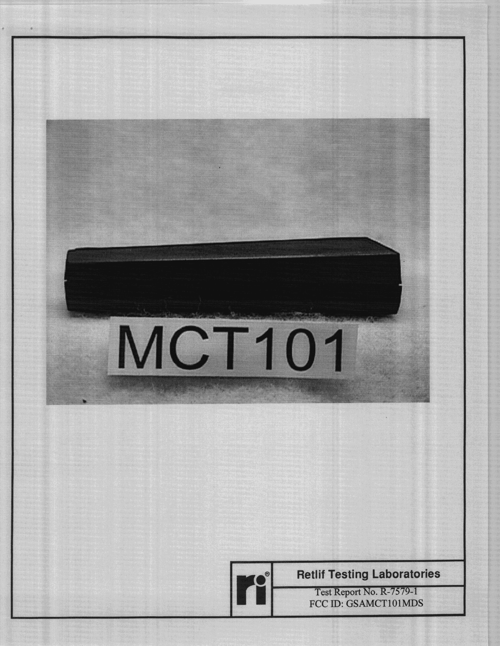 DSC - Part 15 Security/Remote Control Transmitter - FCC ID GSAMCT101MDS - Visonic Inc. (3)