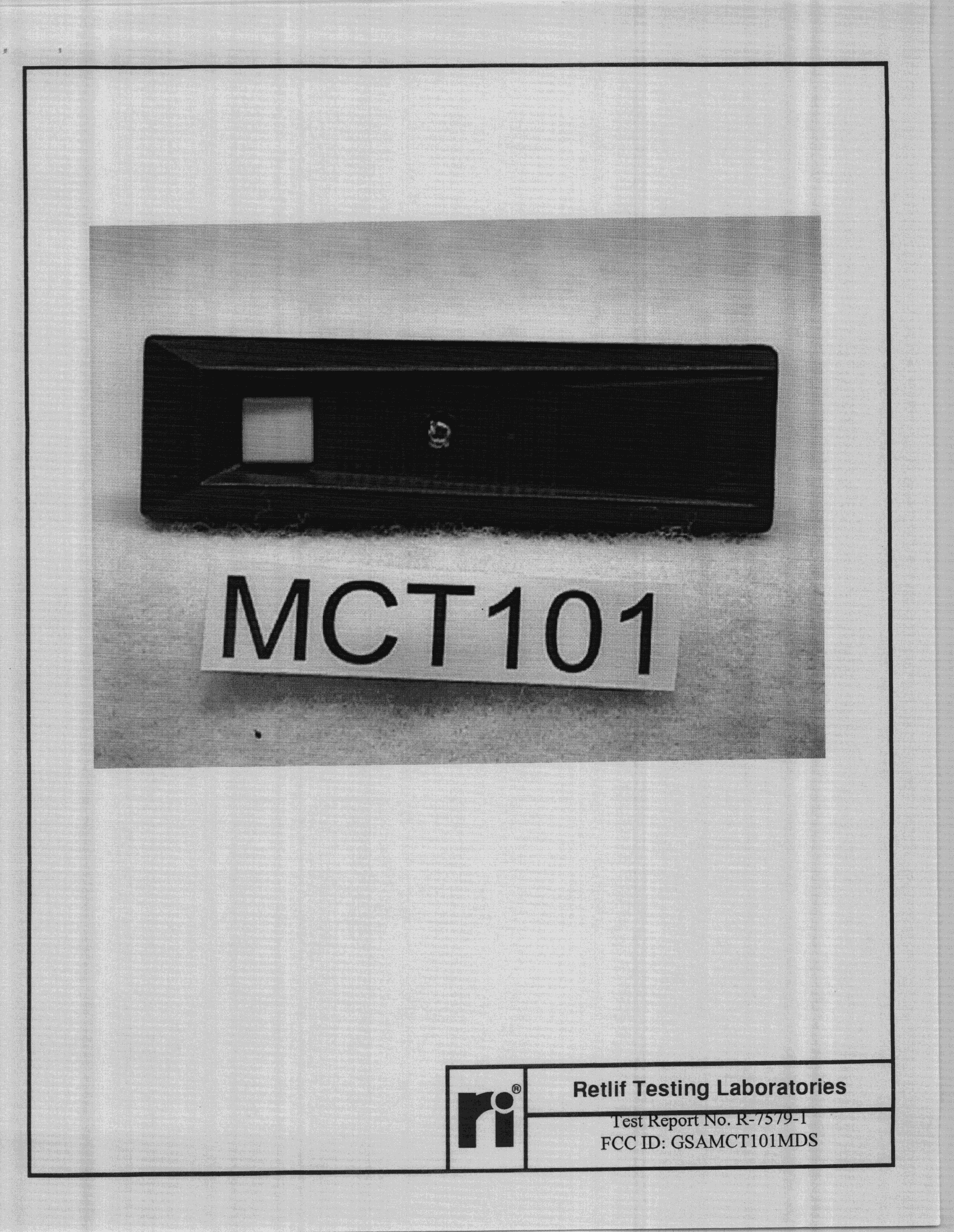 DSC - Part 15 Security/Remote Control Transmitter - FCC ID GSAMCT101MDS - Visonic Inc. (4)