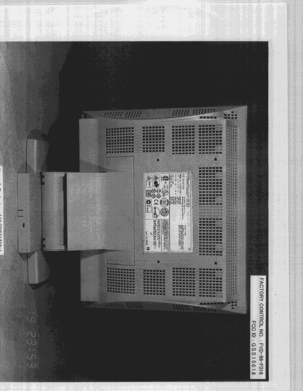JBP - Part 15 Class B Computing Device Peripheral - FCC ID GSS15018 - ViewSonic Corporation