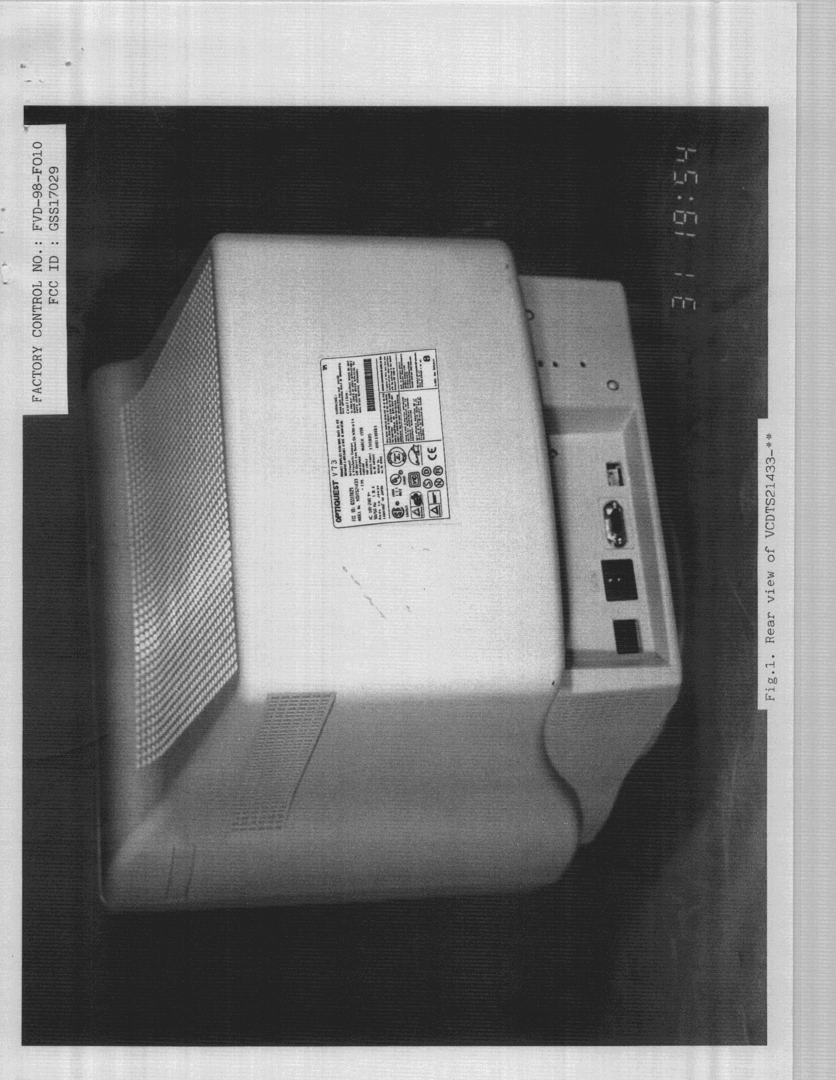 JBP - Part 15 Class B Computing Device Peripheral - FCC ID GSS17029 - ViewSonic Corporation