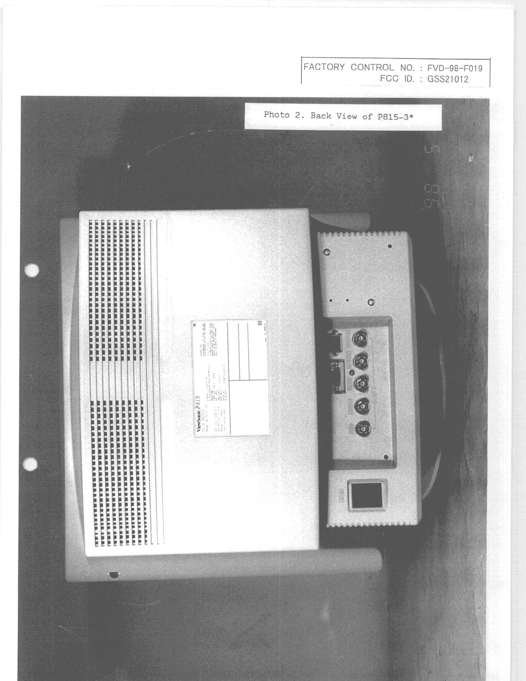 JBP - Part 15 Class B Computing Device Peripheral - FCC ID GSS21012 - ViewSonic Corporation (2)