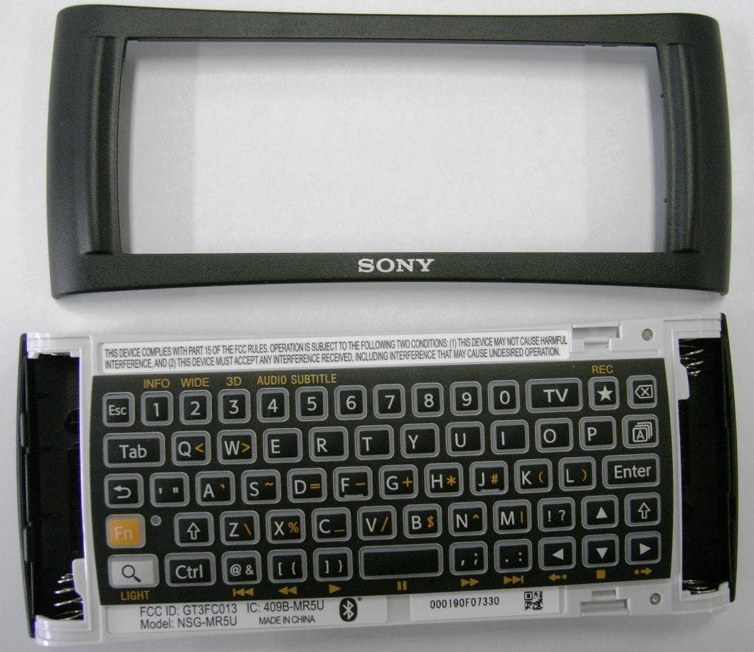 Remote control - FCC ID GT3FC013 - SMK Corporation