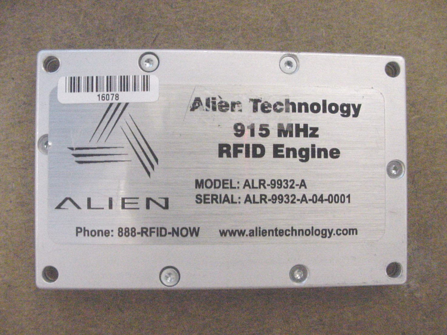RFID Frequency Hopping Transceiver - FCC ID GU6RFIDALN1 - Avery Dennison Retail Information Services, LLC (3)