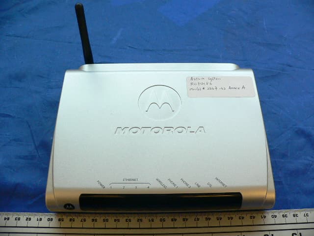ADSL2+ 802.11b/g Ethernet Modem - FCC ID GZ5224742 - ARRIS