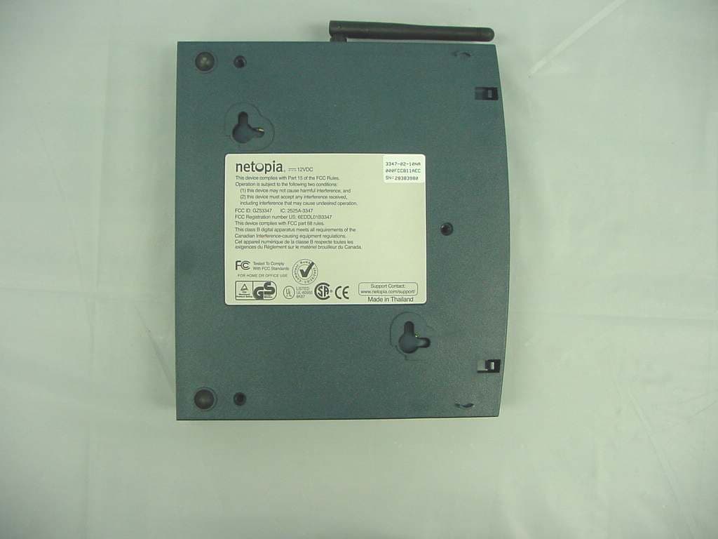 802.11b/g ADSL Router - FCC ID GZ53347 - ARRIS