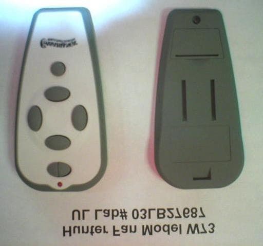 Ceiling fan remote control transmitter - FCC ID H2WCASA8T - Hunter Fan Company